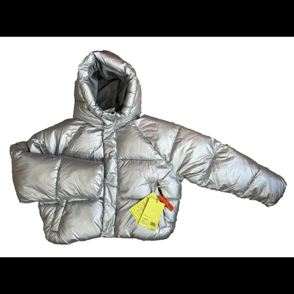 Jacket ALL IN-MOTION Cropped Warmest Hood Puffer Size X-Large *NWT* MSRP $60.00